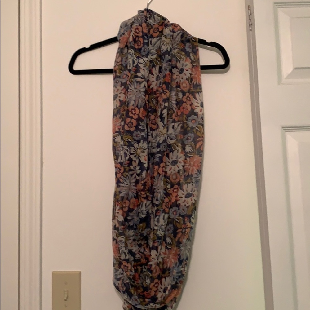 Floral infinity scarf